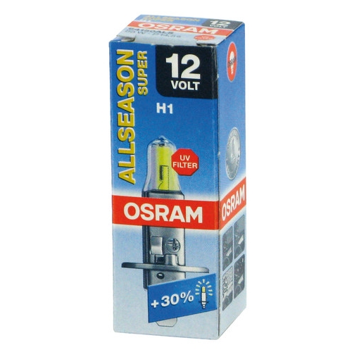 OSRAM H1 SIJALICA ALLSEASON 30% POJACANA ZUTA/3000K